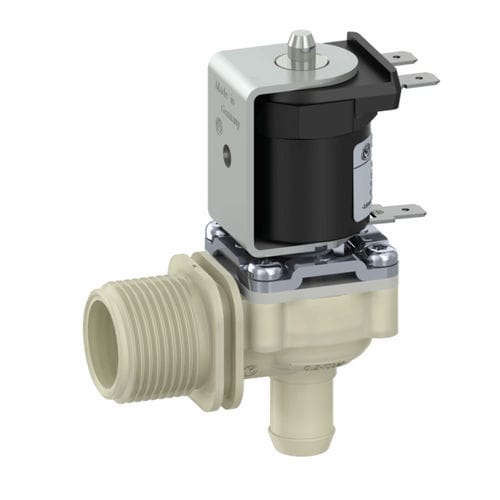 Electroválvula servo asistido - 01.010.114 - A. u. K. Müller - de 2 vías / NC / para agua caliente