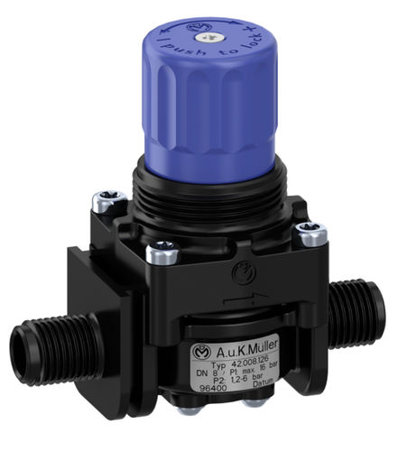 Regulador-reductor de presión para agua - 42.008.126 - A. u. K. Müller - de acero inoxidable / de EPDM / nailon 6