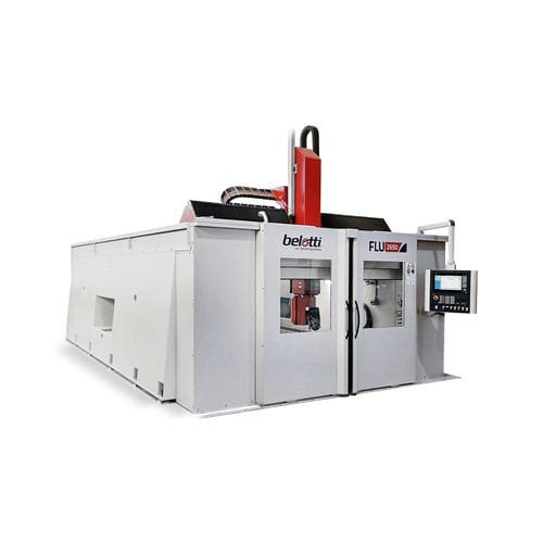 Centro de mecanizado CNC 5 ejes - FLU - Belotti SpA - vertical / para aleación ligera / para compuestos