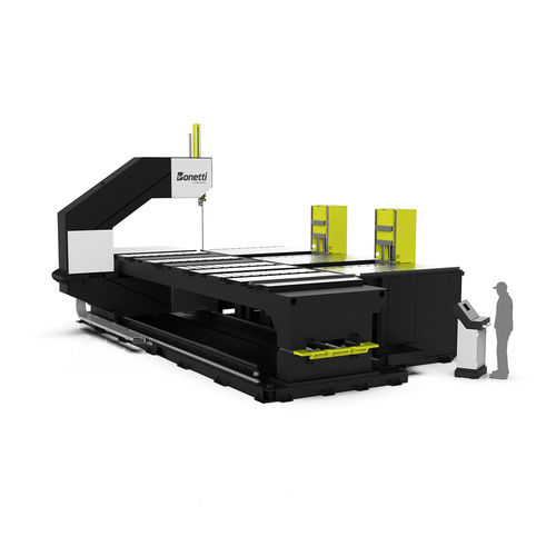 Sierra de cinta - NOVA NX - BONETTI Cutting Solutions - vertical / para aluminio / automática
