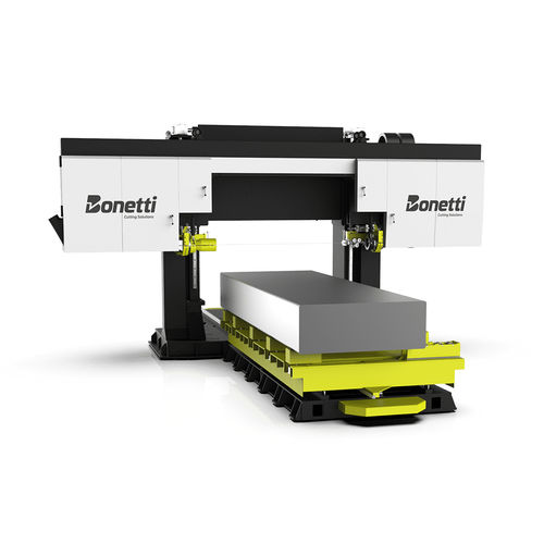 Sierra de cinta - ALUSLICING - BONETTI Cutting Solutions - para aluminio / automática / de doble columna