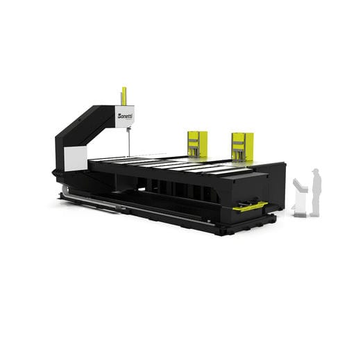 Sierra de cinta - NOVA NX - BONETTI Cutting Solutions - para acero / automática / longitudinal