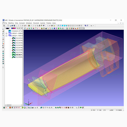 Software de programación - TS85 - CB Ferrari - de base de datos / de CAM / para centro de mecanizado