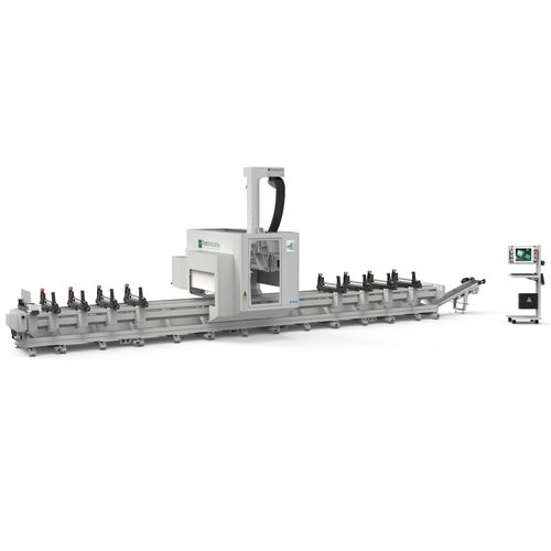 Centro de mecanizado 4 ejes - AXEL 4 - Fom Industrie Aluminium Working Machinery - vertical / para acero / para aluminio