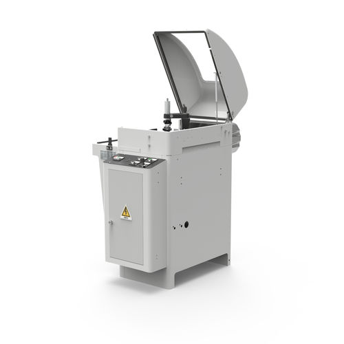 Retestadora para aluminio - MISTRAL 26 - Fom Industrie Aluminium Working Machinery - de ángulo variable / para perfiles de aluminio