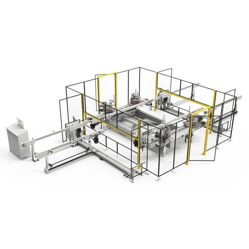 engastadora de esquinas de 4 cabezales - Fom Industrie Aluminium Working Machinery