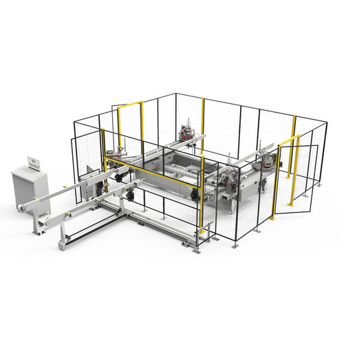 Engastadora de esquinas de 4 cabezales - EVER THETA C - Fom Industrie Aluminium Working Machinery - para perfiles de aluminio / automática / electrohidráulica