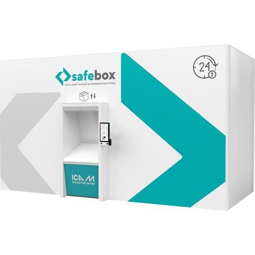 Sistema de almacenamiento automático para piezas pequeñas - SafeBox - ICAM SPA - para altas cargas / de alta densidad / de bandejas