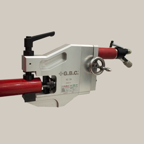 Achaflanadora eléctrica - TC73 - G.B.C. INDUSTRIAL TOOLS - portátil / para extremos de tubos / de prensión externa
