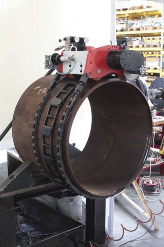Máquina de corte de hoja rotativa - TAF - G.B.C. INDUSTRIAL TOOLS - para metal / de achaflanado / neumática