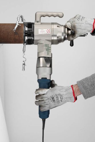 Achaflanadora eléctrica - Superboiler T4 series - G.B.C. INDUSTRIAL TOOLS - neumática / portátil / para extremos de tubos