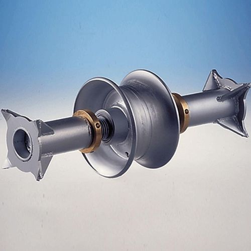 Rodillo para cable - M-9-3-4 - MECCANICA NICOLETTI - de posicionamiento / funcionamiento horizontal / de acero galvanizado