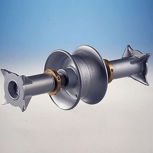 Rodillo para cable - M-9-7-12 - MECCANICA NICOLETTI - de posicionamiento / funcionamiento horizontal / de acero galvanizado