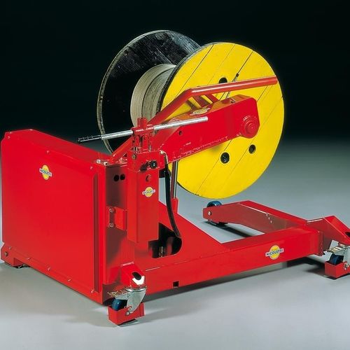 Desbobinador para carretes - BOB-MAT-S - MECCANICA NICOLETTI - manual / con eje / portátil