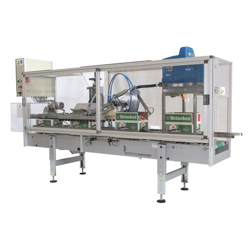 Precintadora de cajas de cartón varias solapas - MARA HM - Bortolin Kemo - cola hot-melt / automática