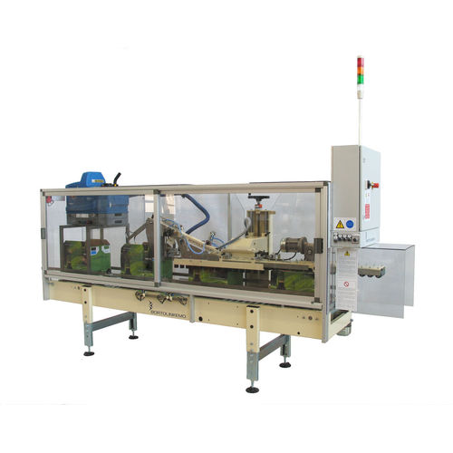 Precintadora de cajas de cartón varias solapas - MARA HM-HS - Bortolin Kemo - cola hot-melt / automática