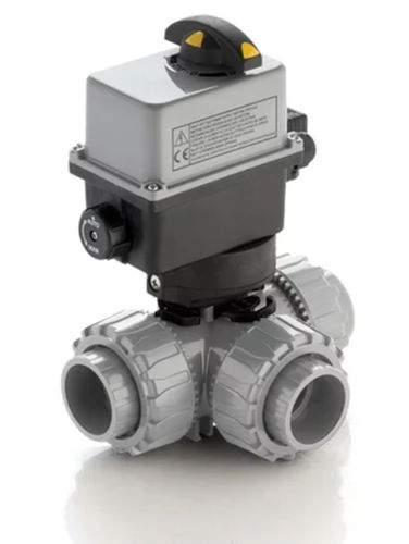 Válvula de bola - LKDDC/CE  - FIP - Formatura Iniezione Polimeri - con actuador eléctrico / de mezcla / para agua