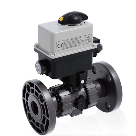 Válvula de bola - VKDOAV/CE - FIP - Formatura Iniezione Polimeri - eléctrica / de control / para agua