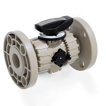 Válvula de bola - VKROM - DUAL BLOCK® - FIP - Formatura Iniezione Polimeri - manual / de regulación / para agua