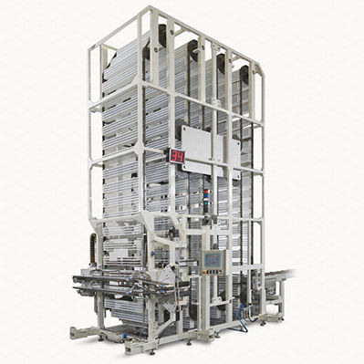 Almacenamiento automático para almacén - GOB - Sacmi - compacto / de alta densidad / de toma y entrega automáticas AS/RS