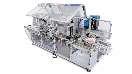 Envolvedora con plataforma giratoria - HTB - Sacmi - enteramente automática / de productos alimentarios / con transportador