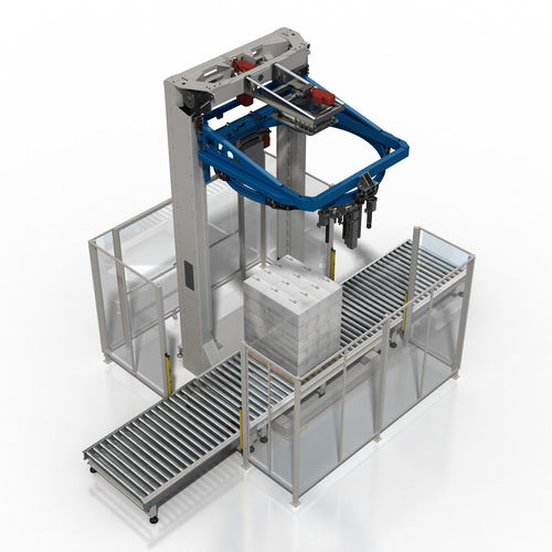 Envolvedora con anillo rotativo - PF 80 - CLEVERTECH - con plataforma giratoria / vertical / automática