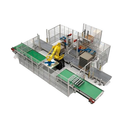 Despaletizador por capas - RAD EC/FC SAGITTARIUS - CLEVERTECH - robotizado / para la industria alimentaria y de la bebida / para latas vacías