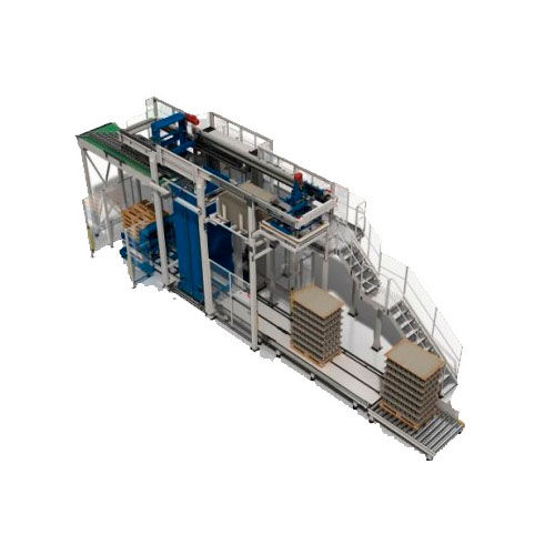 Despaletizador por capas - AD EC/FC 60 UNIVERSAL Series - CLEVERTECH - para la industria alimentaria y de la bebida / para recipientes de cristal / para latas vacías