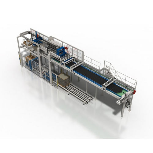 Paletizador por capas - AP FC 60 UNIVERSAL - CLEVERTECH - por la parte superior / para botellas / de latas