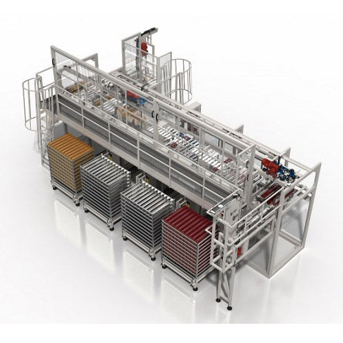 Sistema de carga y descarga de bandejas - TS 12/13 ST/AL Autoflow series - CLEVERTECH - automático