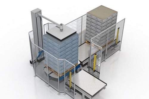 Envolvedora con plataforma giratoria - PF 30 - CLEVERTECH - automática / para palés / de film estirable