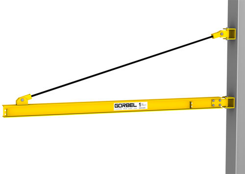 Grúa pluma de pared - WB100 - Gorbel - de elevación / rotativa / triangular