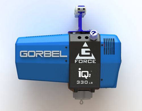 Polipasto de cable eléctrico - G-Force iQ2 - Gorbel - para uso intensivo / de muelle