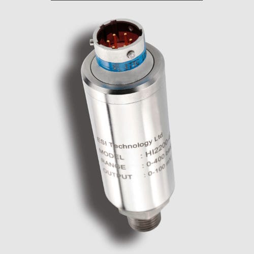 Transductor de presión relativa - HI2200  - ESI Technology Ltd - piezorresistivo / analógico / de acero inoxidable