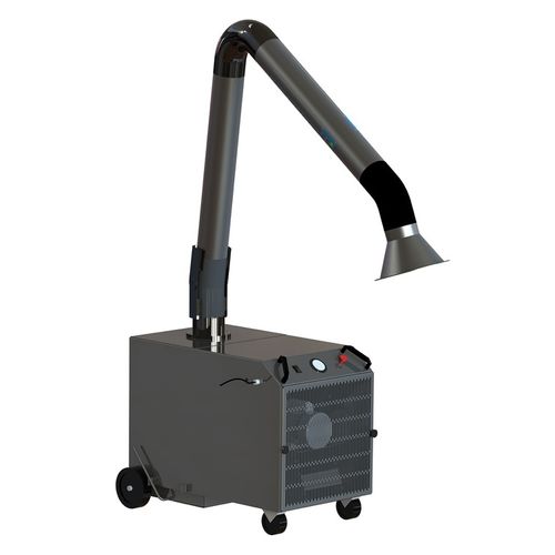 Extractor de humo móvil - PFC8 - Industrial Maid - de soldadura / de cartucho / con brazo de extracción