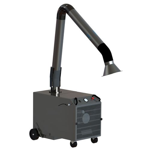 Extractor de humo móvil - PFC12 - Industrial Maid - de soldadura / de cartucho / con brazo de extracción