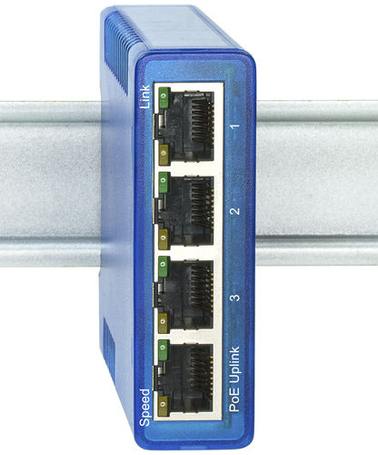 Conmutador Ethernet 4 puertos - 55604 - Wiesemann & Theis - compacto / PoE / industrial