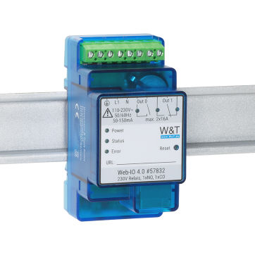 Módulo de salida digital - 57832 - Wiesemann & Theis - Modbus TCP / con salida de relé / de red
