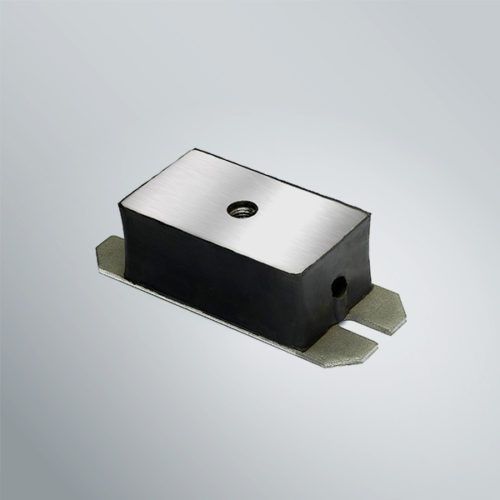 Soporte antivibratorio rectangular - FLEXOBLOC series - Vibrostop - de caucho / de metal / para soplador
