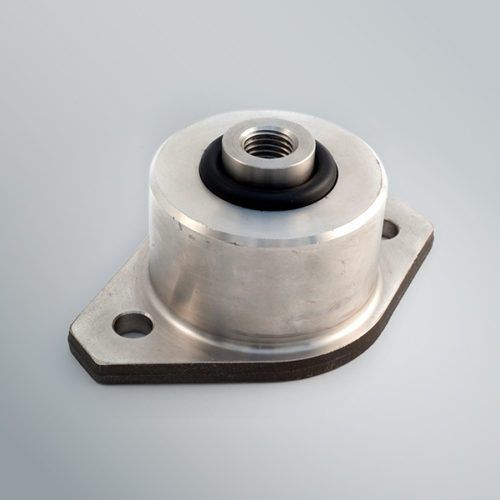 Soporte antivibratorio cilíndrico - MM series - Vibrostop - de metal / de caucho