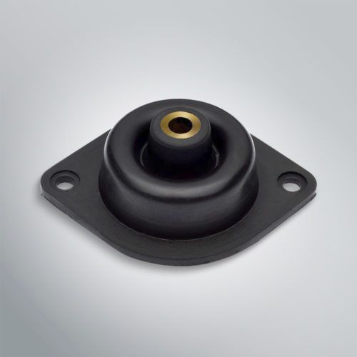 Soporte antivibratorio cilíndrico - SUPERFLEX series - Vibrostop - de metal / de caucho