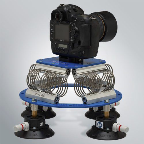Soporte antivibratorio perfilado - W-PAC series - Vibrostop - de metal / amortiguador de cables metálicos