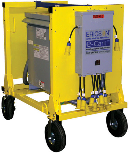 Caja eléctrica de distribución - 120 - 240 V, 30 - 112.5 kVA | e-Cart2 series  - Ericson - equipada / móvil / de acero