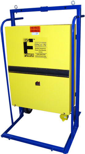 Caja eléctrica de distribución - 480 - 600 V, max. 400 A | Big-E series  - Ericson - equipada / móvil / de acero