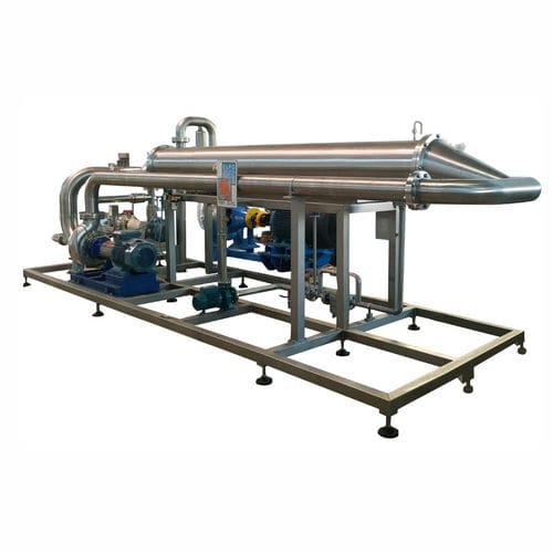 Intercambiador de calor tubular - HOT BREAK - FBR-ELPO - de alta velocidad / para la industria agroalimentaria