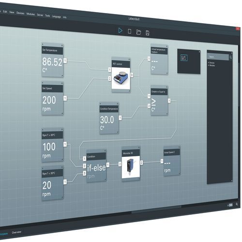 Software de laboratorio - labworldsoft® 6 Advanced - IKA - automatizado