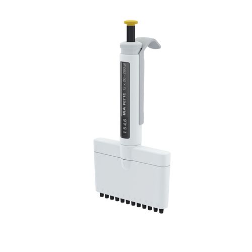 Pipeta multicanal - 0020017943 - IKA - de desplazamiento de aire / de volumen variable / mecánica