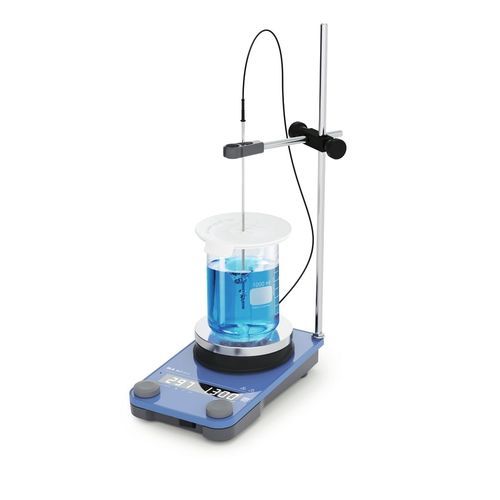 Agitador de laboratorio magnético - RCT basic - IKA - horizontal / digital / para vasos de precipitados