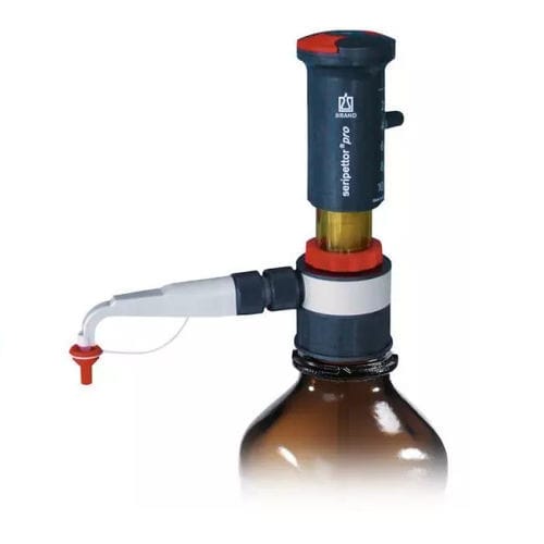 Distribuidor de líquidos - seripettor® pro - BRAND - de medios de cultivo / automático / para llenado de botellas