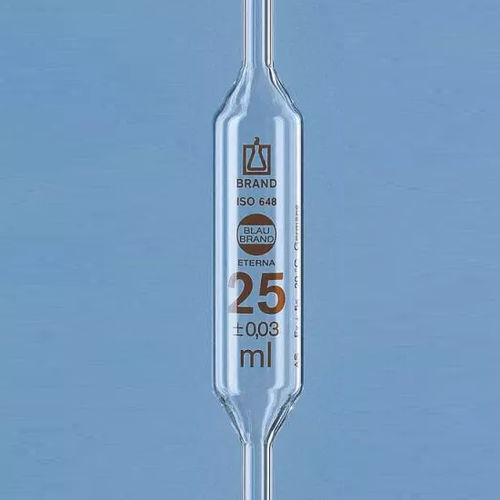 Pipeta monocanal - AR-GLAS® series - BRAND - volumétrica / de vidrio / manual